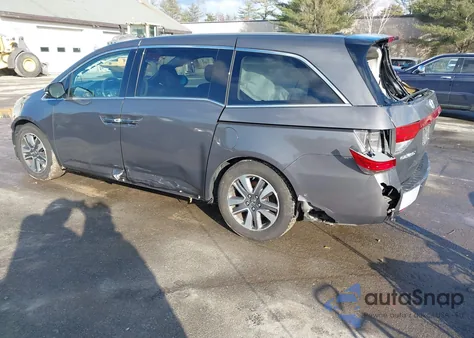 2014 Honda Odyssey Touring/Touring Elite from USA, damaged, VIN 5FNRL5H9XEB087655
